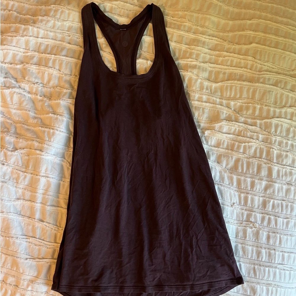 Burgundy Lululemon tank top - size 6